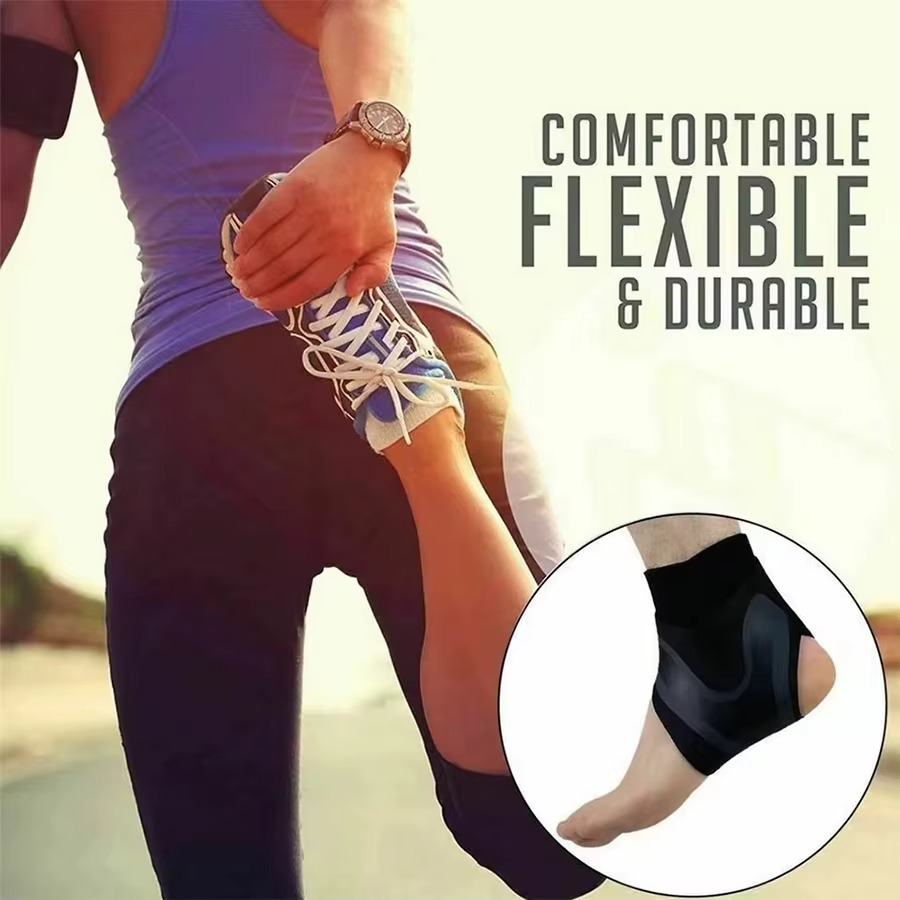 Ankle Brace Support Compression Sleeve Plantar Fasciitis Pain Relief Foot Wrap H
