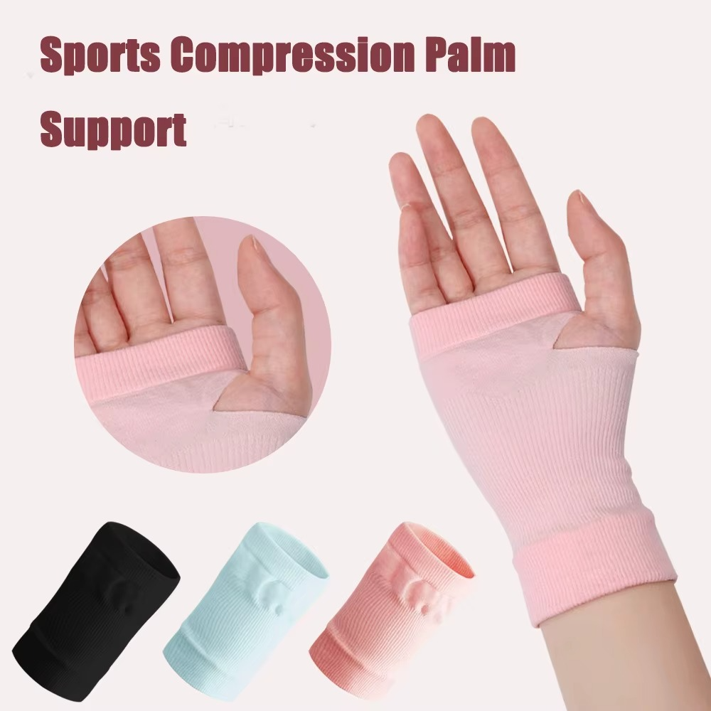 2 Pcs Wrist Brace Support Compression Sleeve Arthritis Gym Carpal Tunnel Hand US