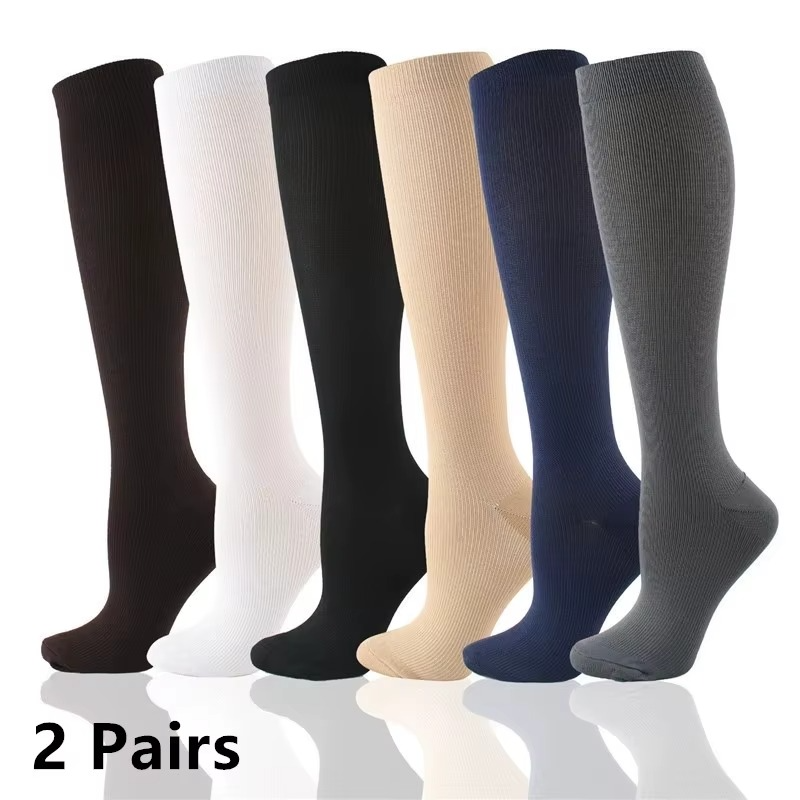 Compression Socks Stockings For Mens and Womens Knee High Medical Relief