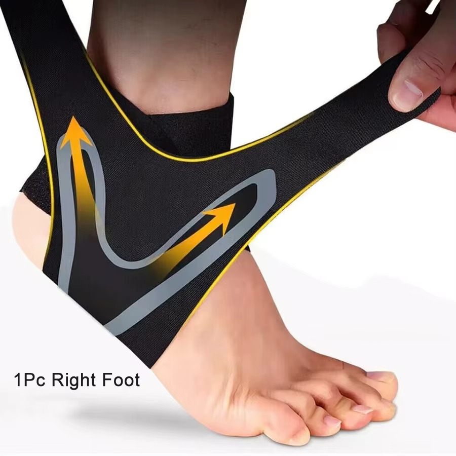 Ankle Brace Support Compression Sleeve Plantar Fasciitis Pain Relief Foot Wrap H