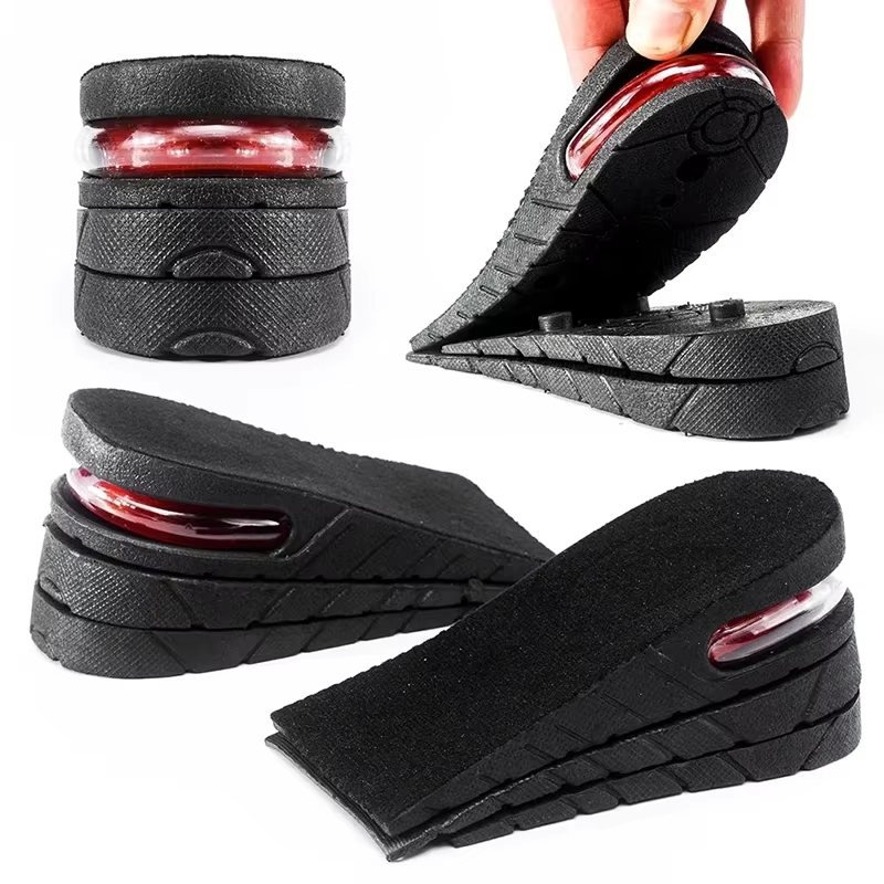 Men Women Invisible Height Increase Insoles Heel Lift Taller Shoe Inserts Pad