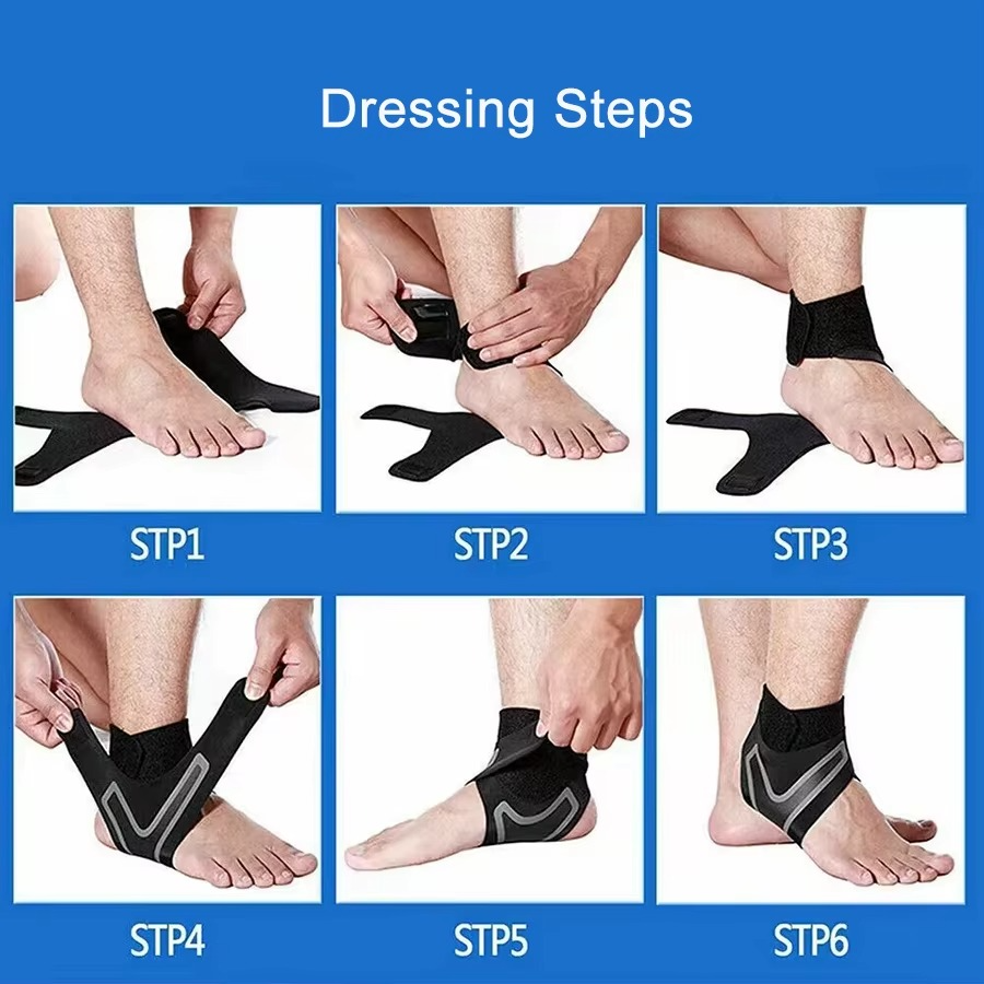 Ankle Brace Support Compression Sleeve Plantar Fasciitis Pain Relief Foot Wrap H