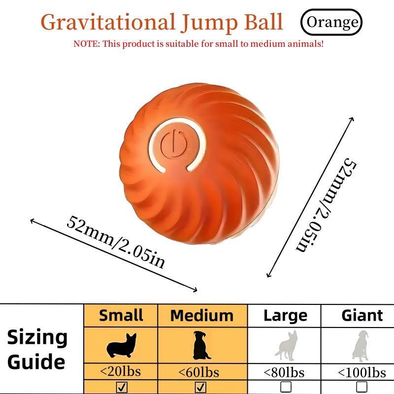 Interactive Pet Bounce Ball Toy for Dogs & Cats – Durable Bouncy Play Ball