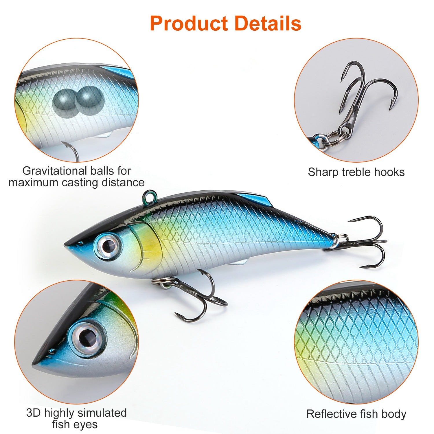 383pcs Fishing Lures Kit with Tackle Box for Bass Fishing