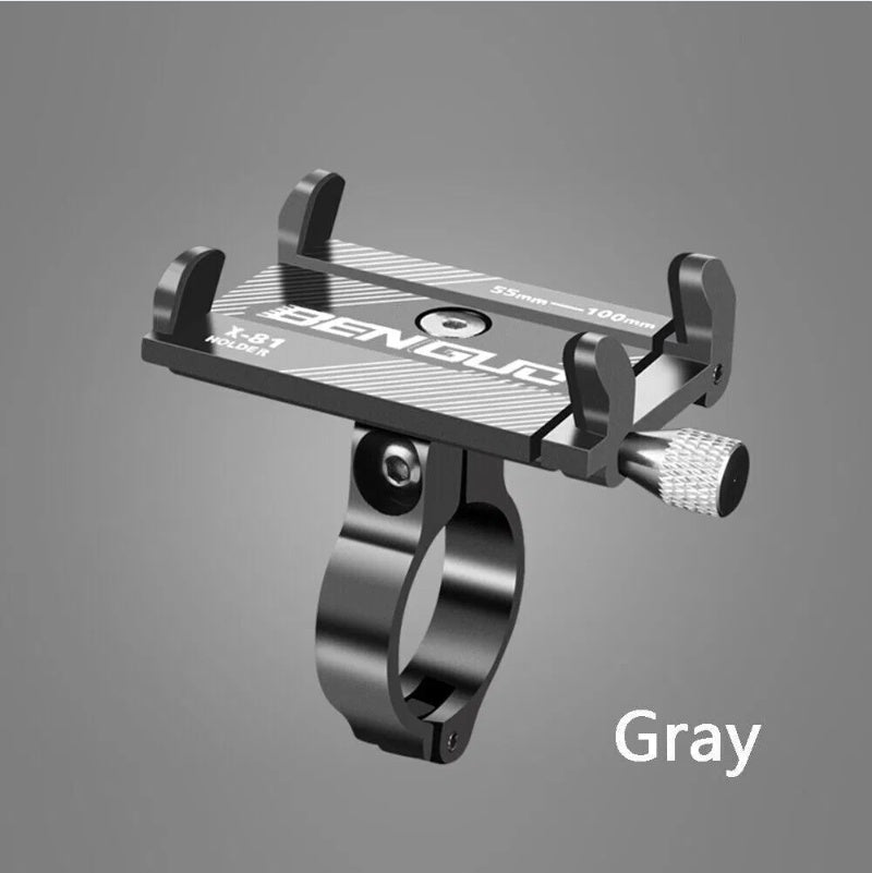 Aluminum Bike Phone Mount Handlebar Holder for GPS Secure