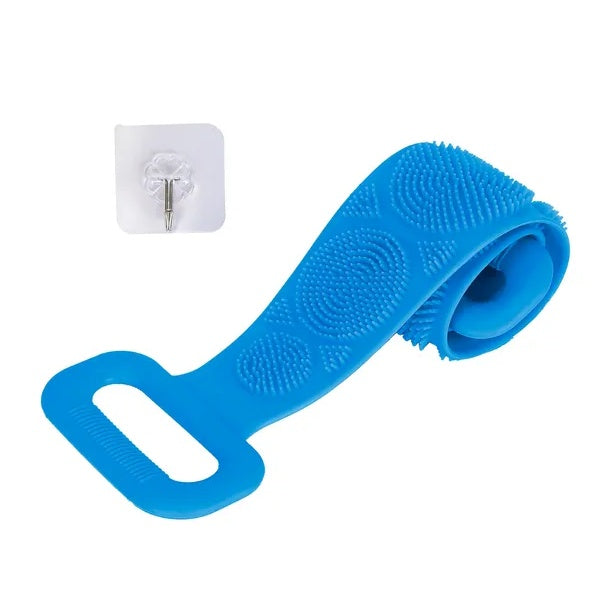 Silicone Back Scrubber Belt Exfoliating Shower Body Brush