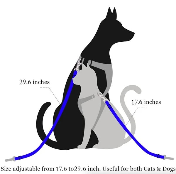 Secure Pet Seat Belt Set Adjustable Safety Harness for Car