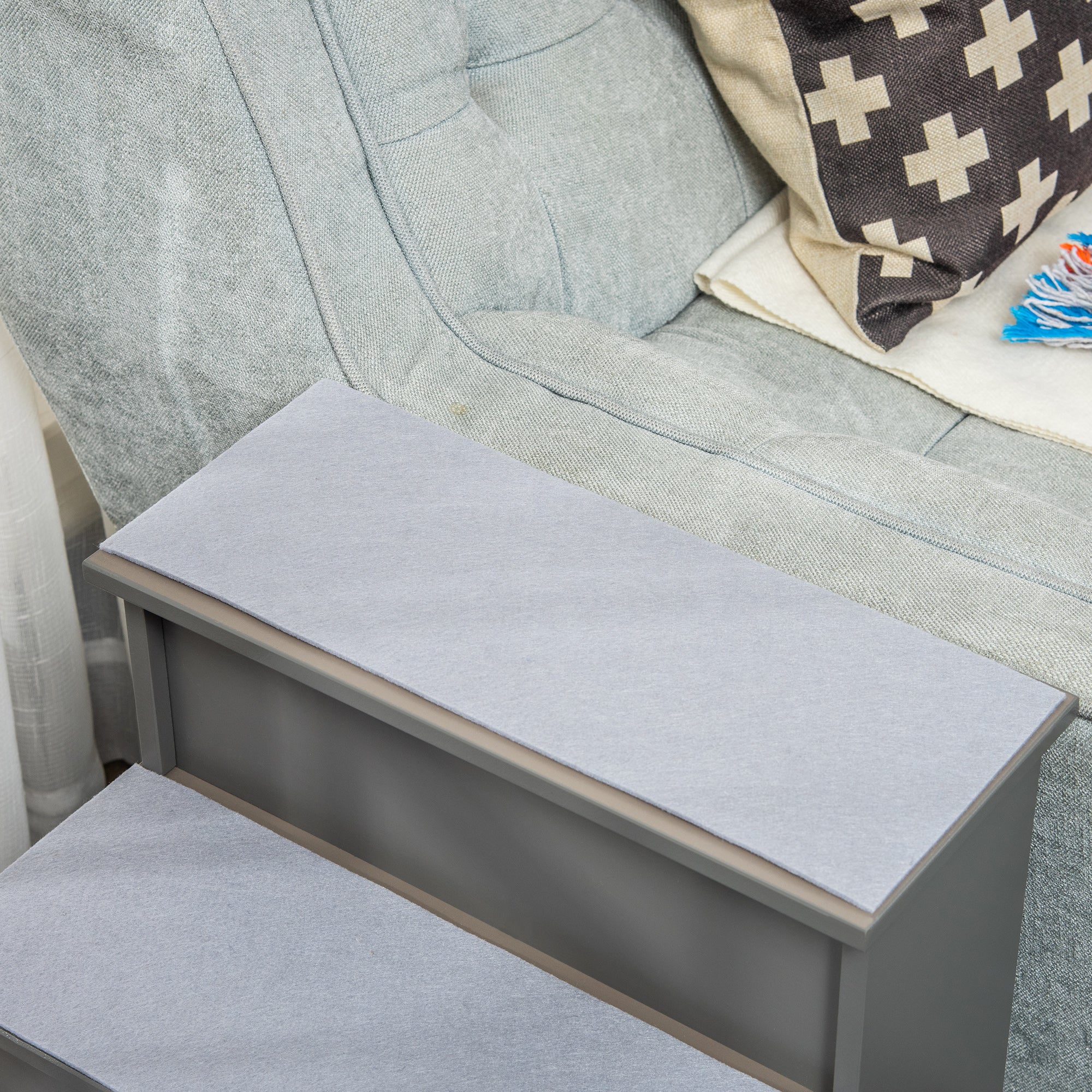 Premium Pet Stairs for Couch and Bed with Cushioned Cover