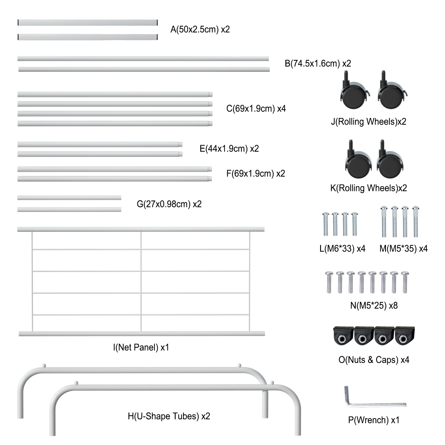Heavy Duty Rolling Garment Rack with Shelf Clothes Organizer