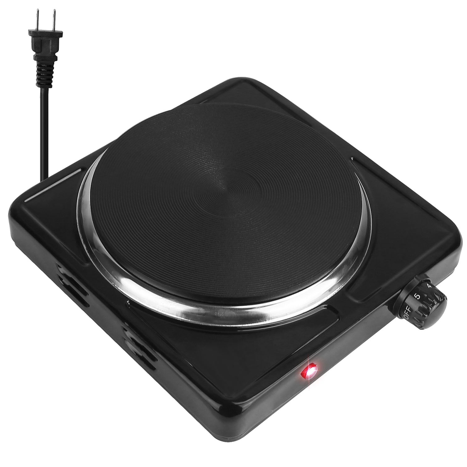 1500W Electric Single Burner Portable Hot Plate Stove