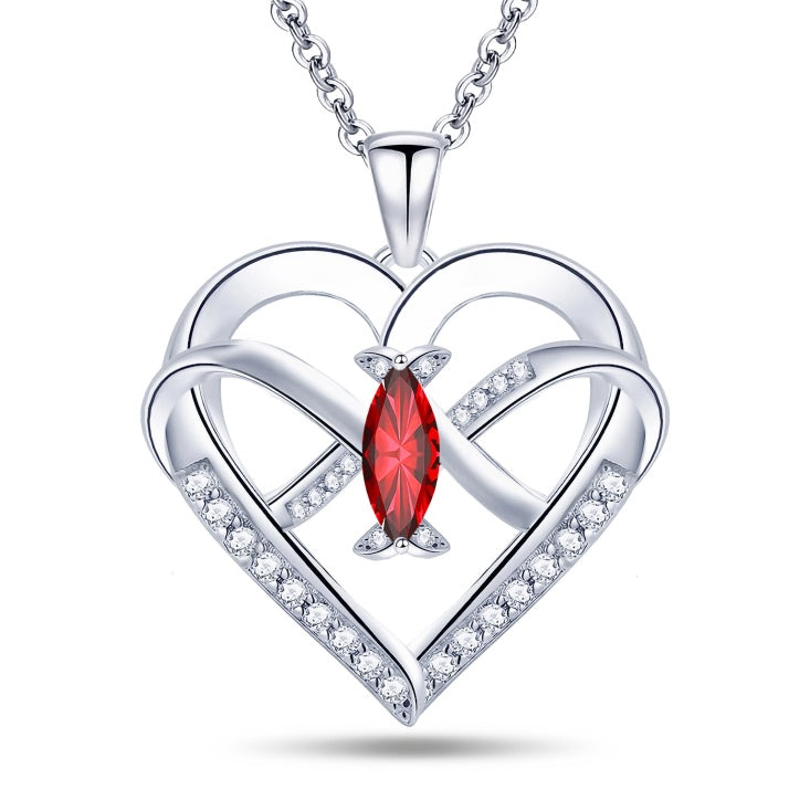 Luxury Heart Butterfly Necklace 14K Gold Plated Zircon Jewelry