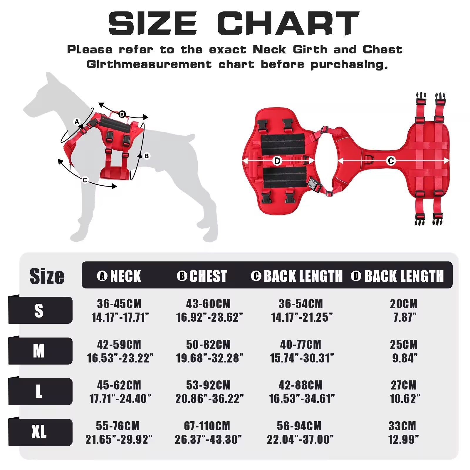 Heavy Duty Tactical Dog Harness Heat Resistant No Pull Vest