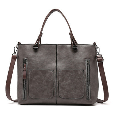 Retro Large Capacity Handbags Simple Womens Crossbody Shoulder Bags
