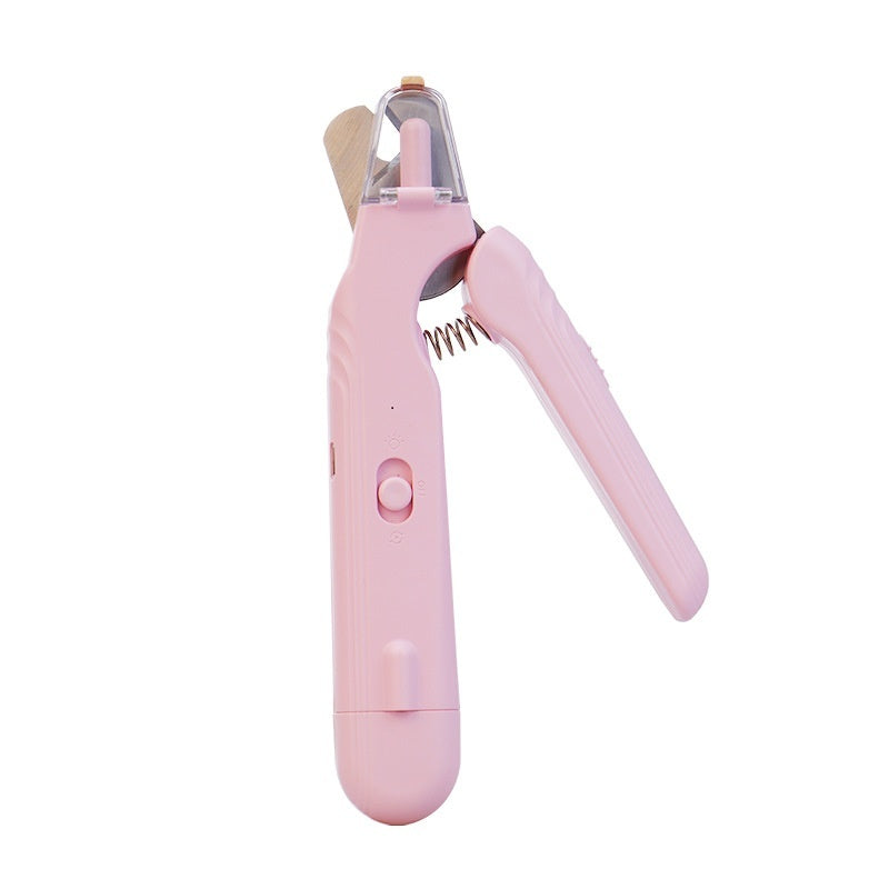 Premium 2in1 Pet Nail Clipper LED Light Safe Grooming Trimmer