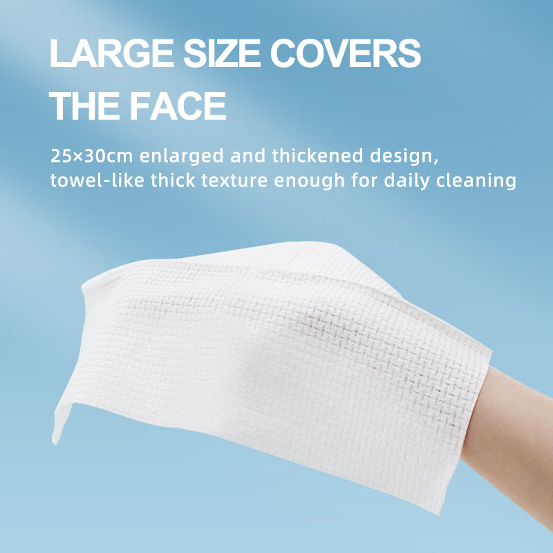 XL Disposable Face Towels for Sensitive Skin Makeup Remover