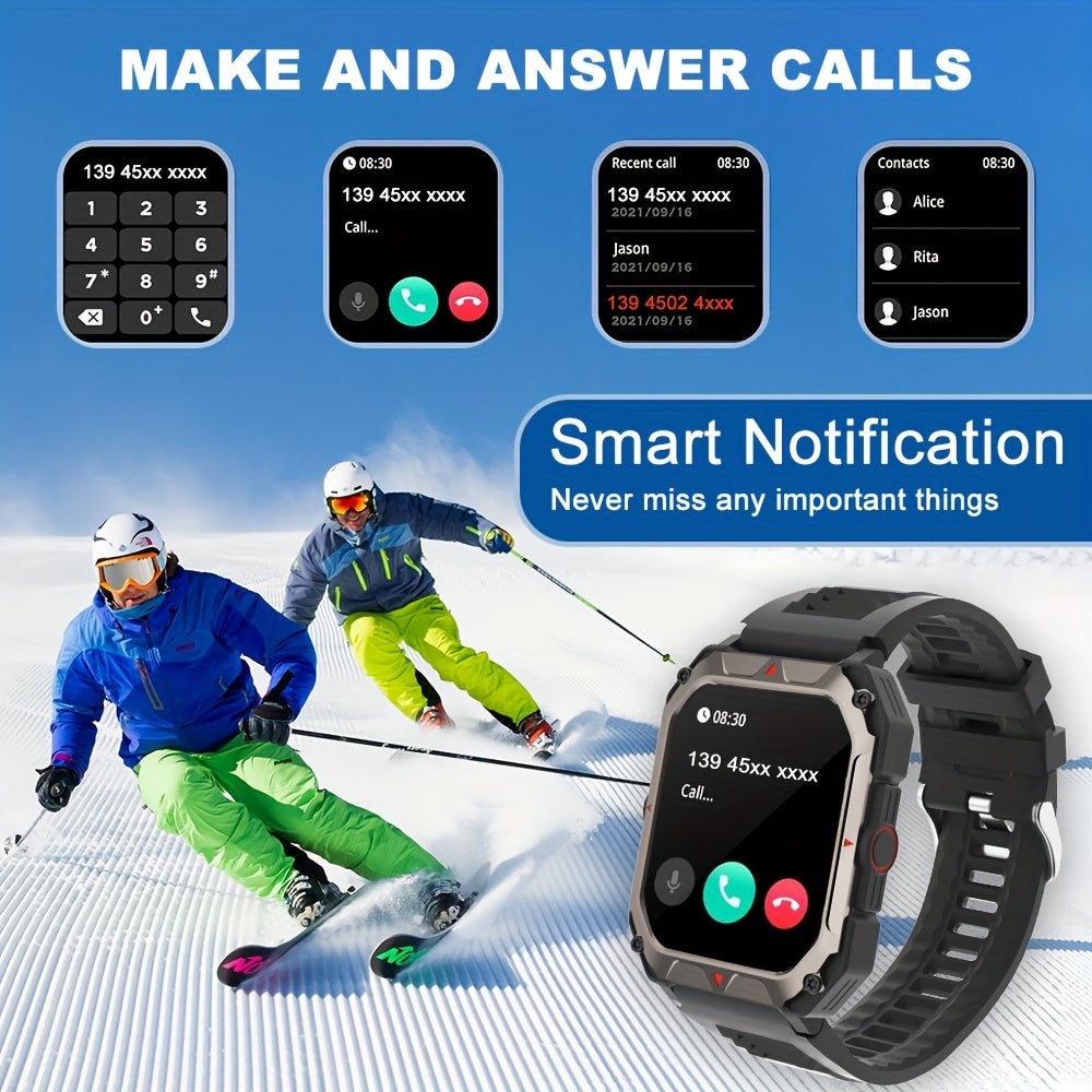Men’s Smart Watch With Calling Fitness Tracker HD Display