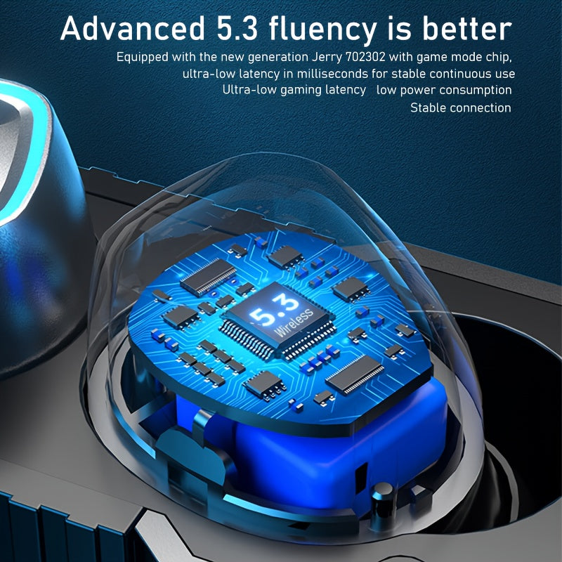 Bluetooth 5.3 ENC Wireless Earbuds IPX7 Waterproof 120H Battery