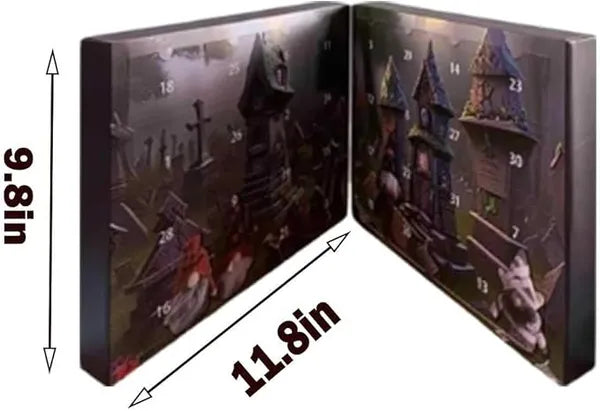 Premium Halloween Gnome Advent Calendar – Festive Decor Set