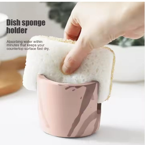 Ultra Absorbent Diatom Mud Sponge Rack Sink Caddy Organizer