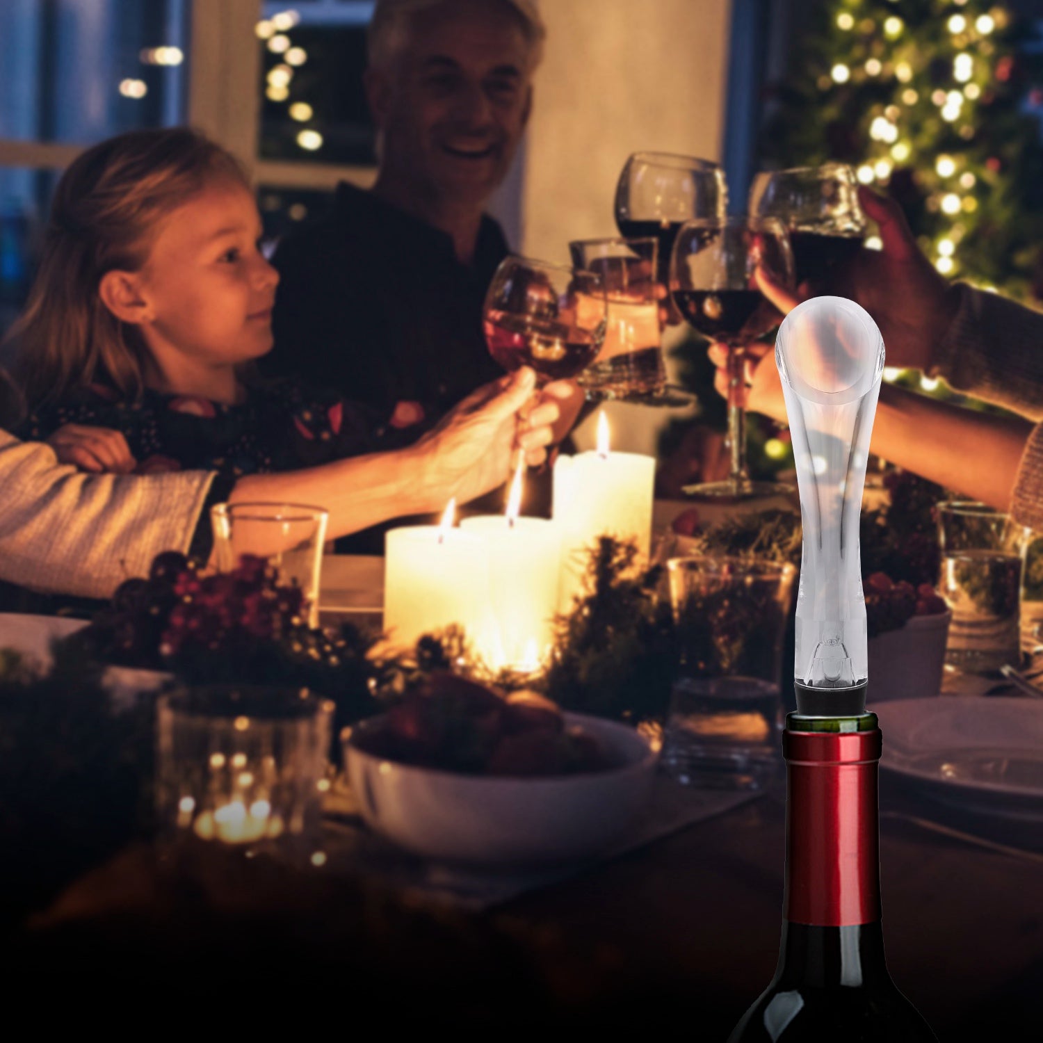 Wine Aerator Pourer Spout Drip-Free Decanter Stopper