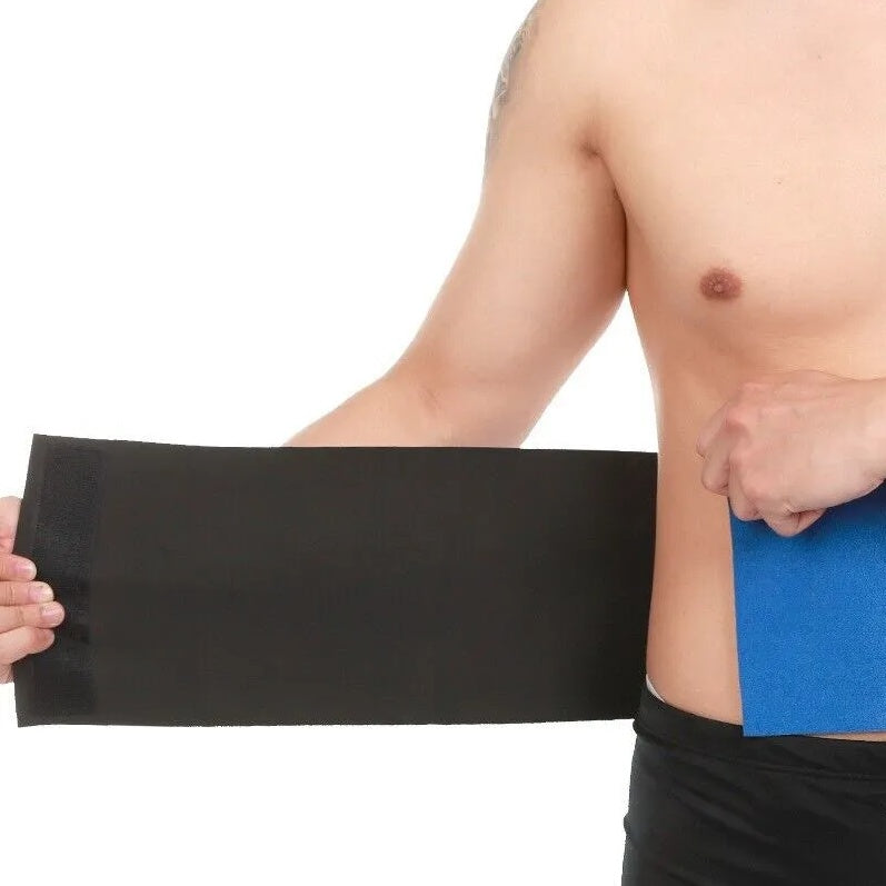 Waist Trimmer Belt Sweat Band Wrap for Slimming & Fitness