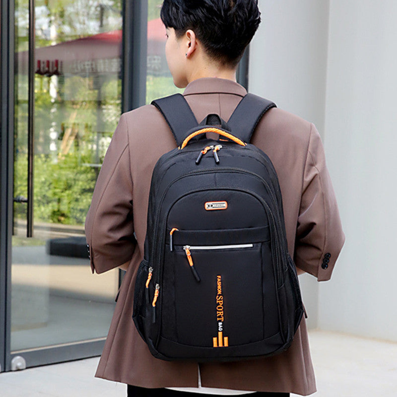 Men’s Large Capacity Computer Backpack for Travel Work and Daily Use