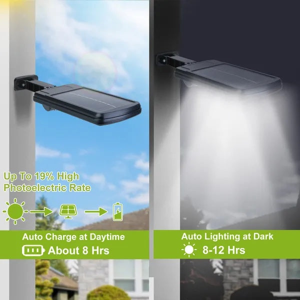 Powerful Solar Motion Sensor Wall Light – Waterproof LED Lamp