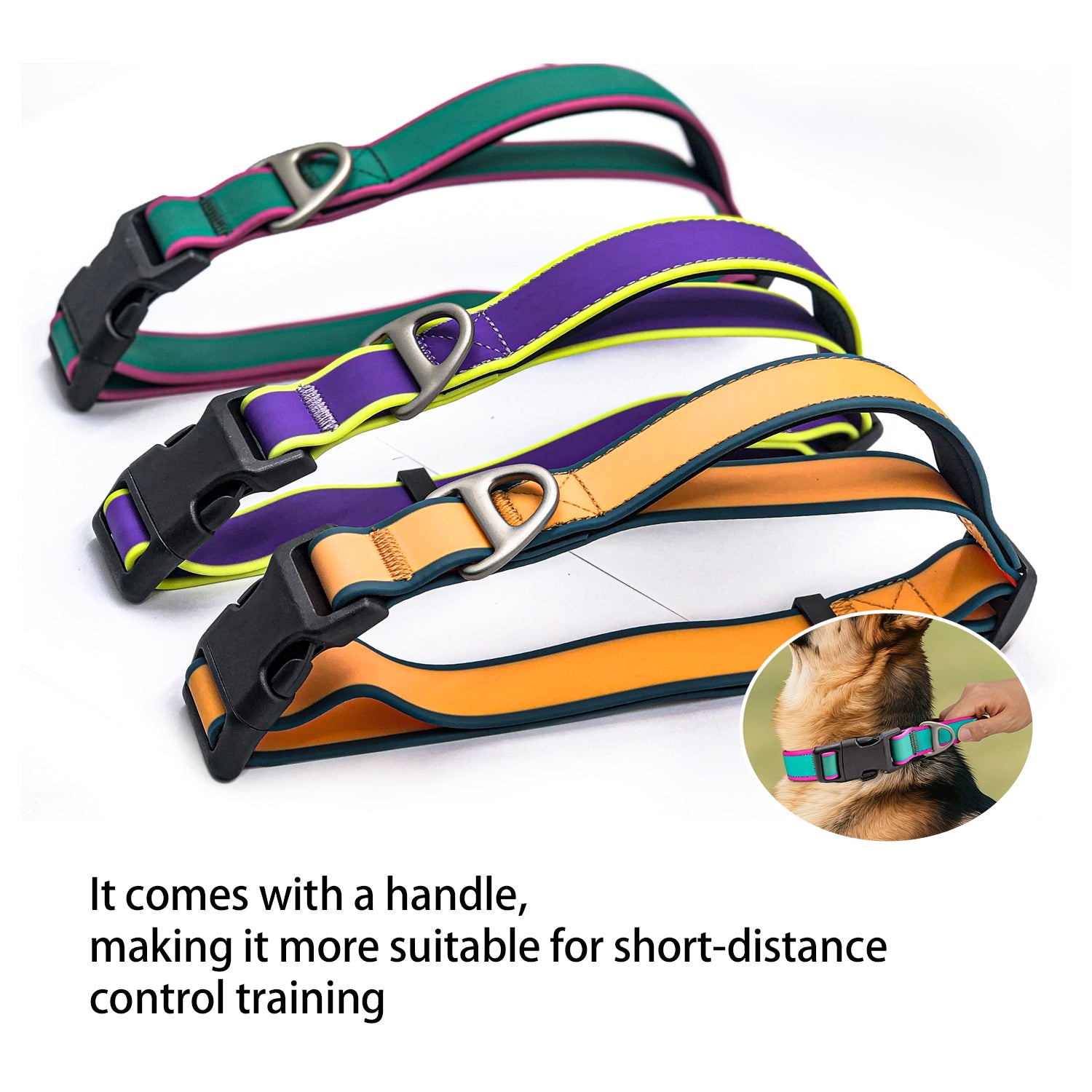 Premium Tactical Dog Collar Adjustable Durable Control Training