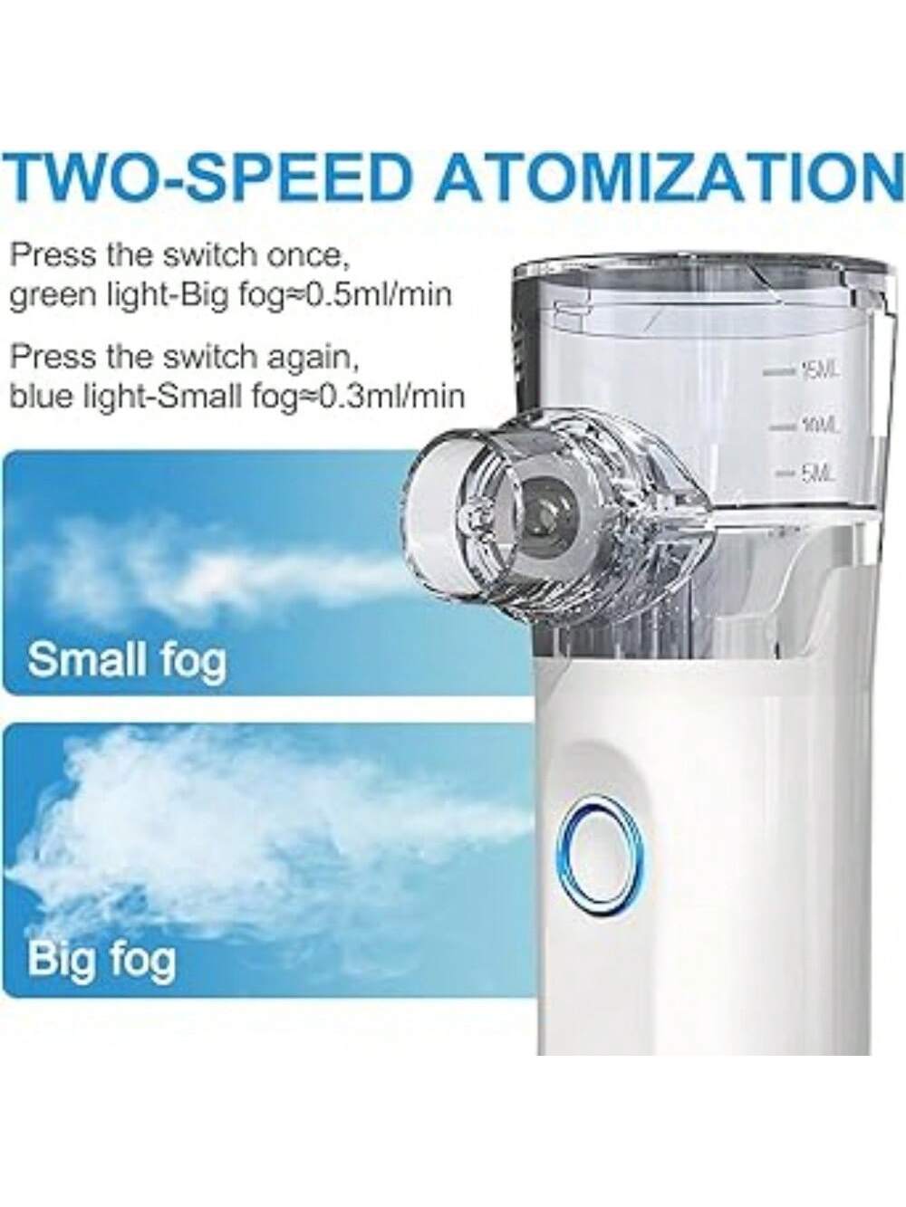 Portable Facial Hydration Nebulizer Rechargeable Mist Sprayer