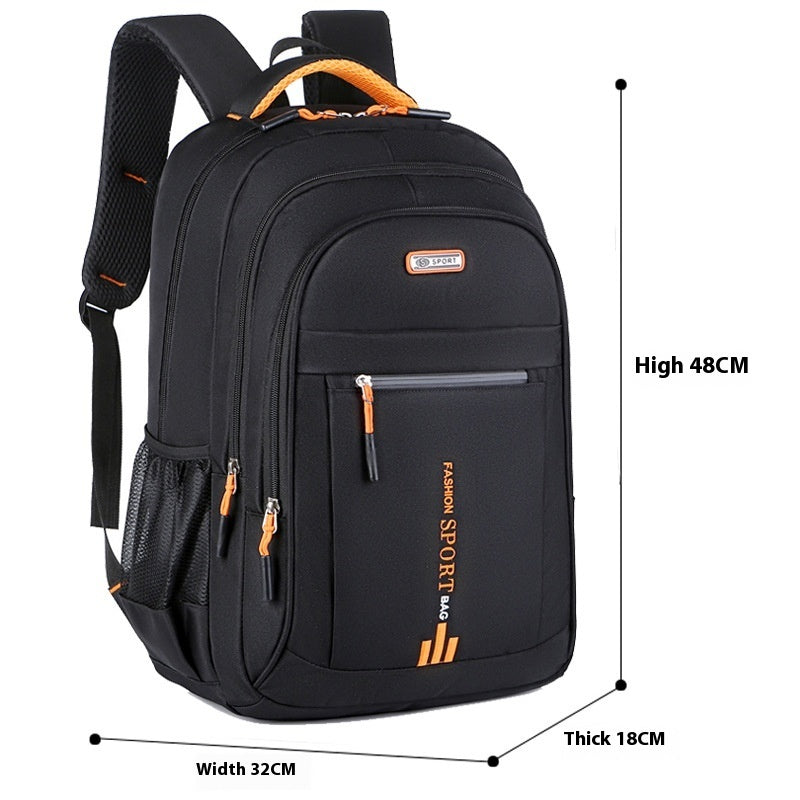 Men’s Large Capacity Computer Backpack for Travel Work and Daily Use