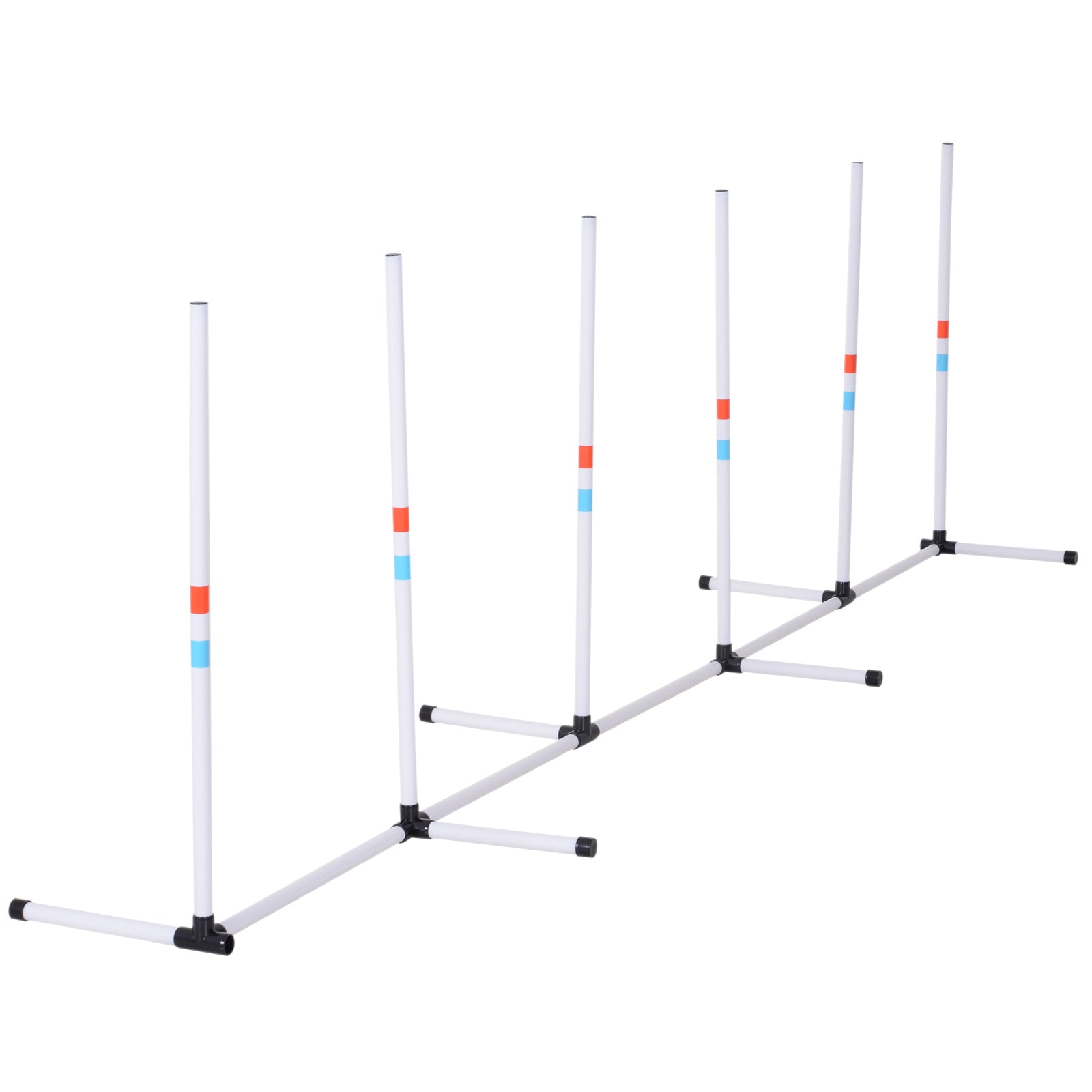 Premium Dog Weave Poles Agility Training Set with Storage Bag