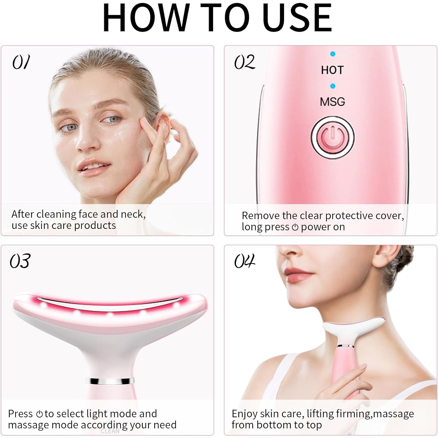 Advanced 3-in-1 Face Massager with Heat & Vibration Therapy