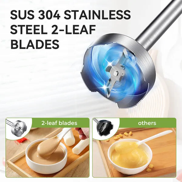 Powerful 5-in-1 Hand Blender 1000W Immersion Stick Mixer Set