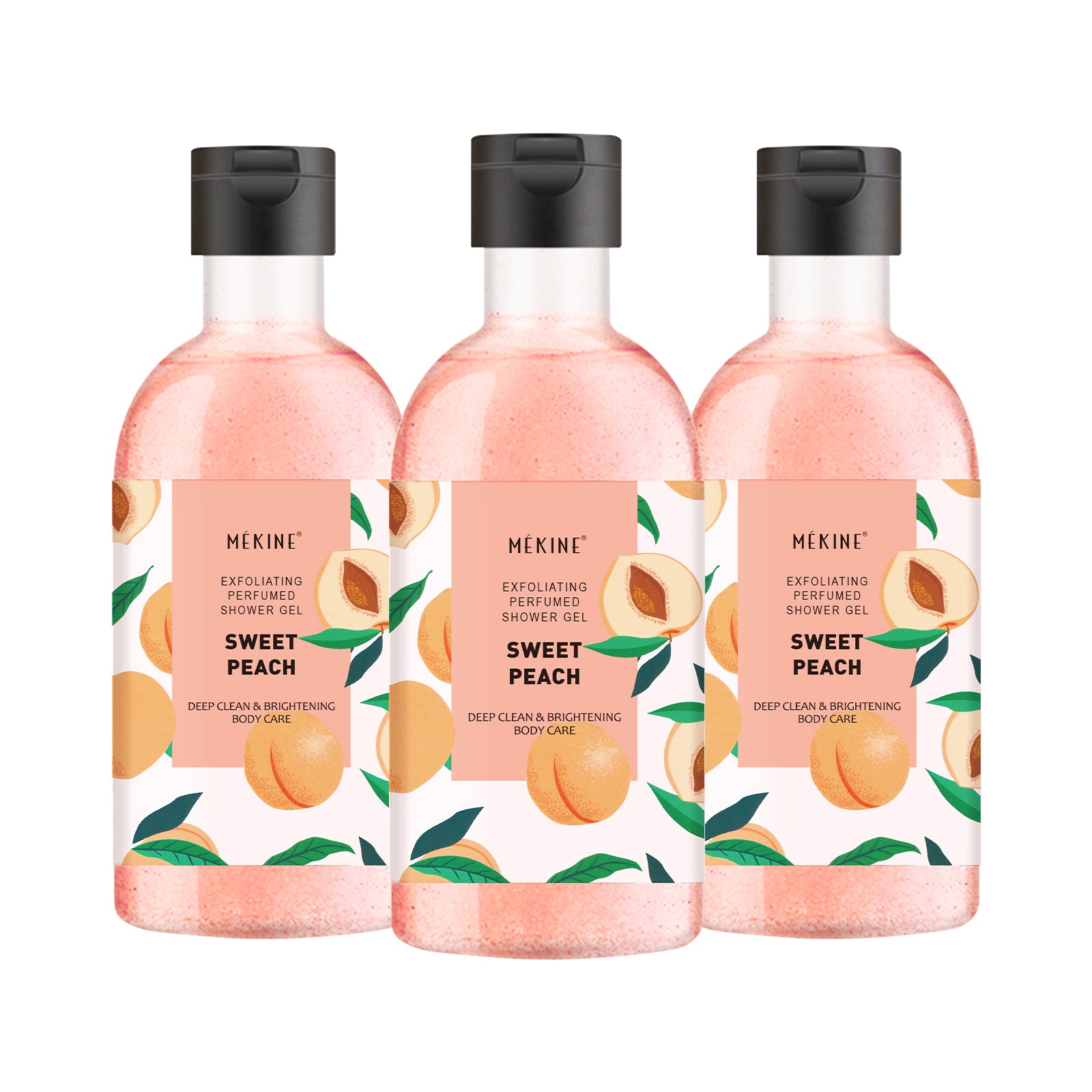 Refreshing Peach Shower Gel for Soft Smooth & Fragrant Skin