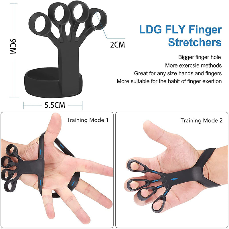 Silicone Finger Stretcher Hand Grip Trainer for Arthritis Relief & Rehabilitation
