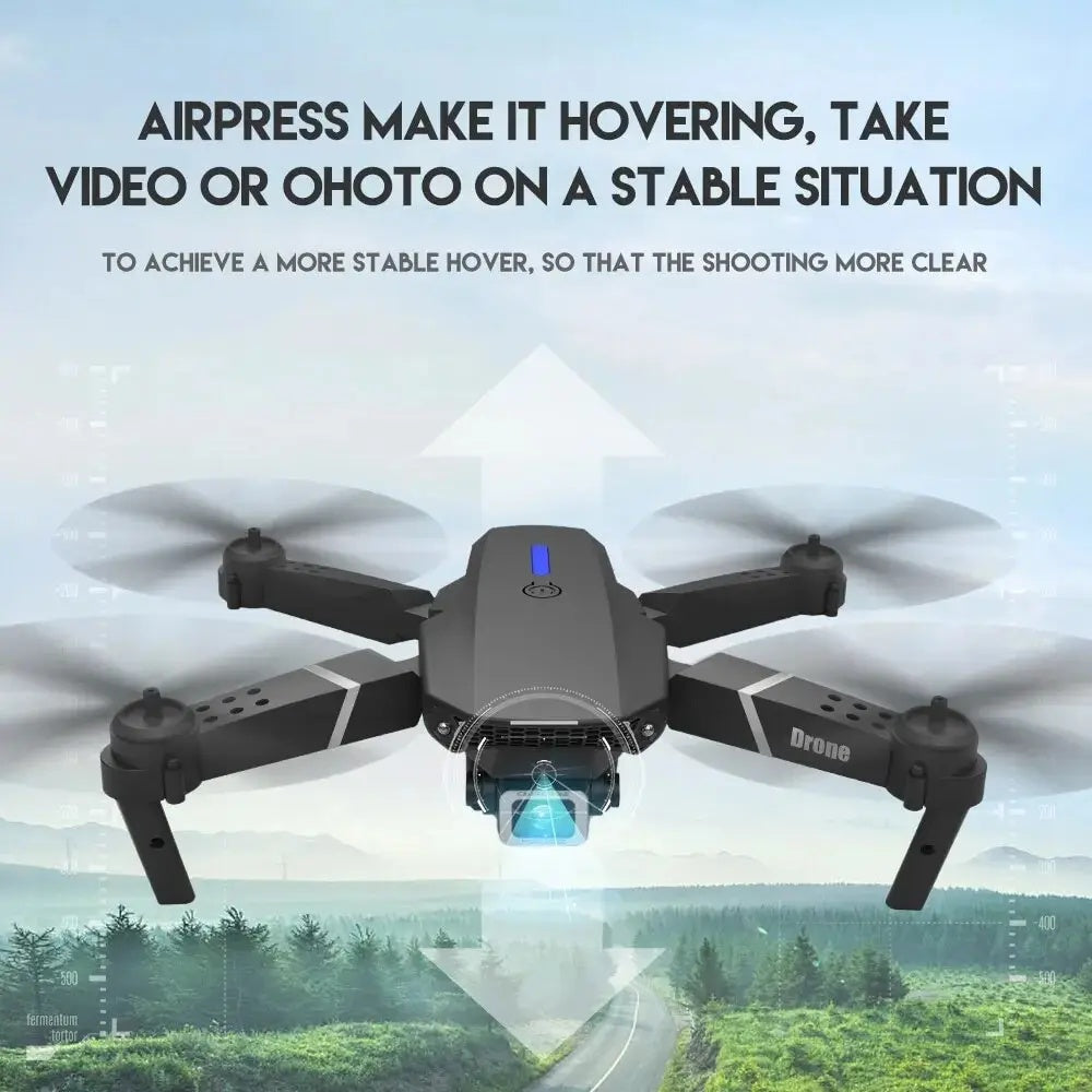 E88 Pro Mini Drone Dual Camera Screen Control 1080P HD