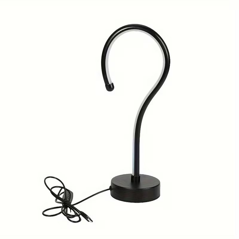 Creative Question Mark Table Lamp USB 3 Color Dimming LED Set