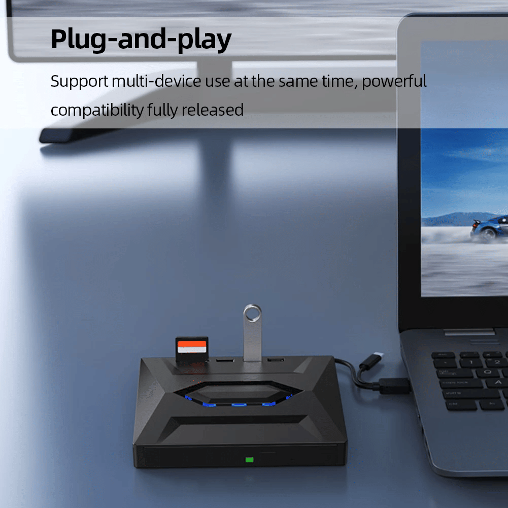 USB 3.0 External CD DVD Drive Burner Player for Laptop PC