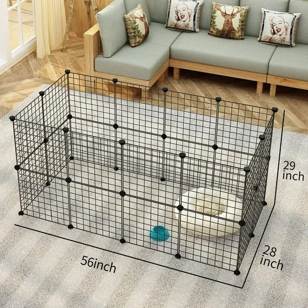 Premium Portable Pet Playpen Metal Wire Fence for Small Animals