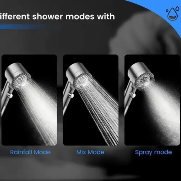 Advanced Filtration Shower System with Turbo Pressure Flow