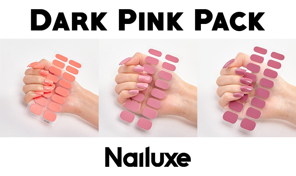 Pure Color 16PCS Nail Stickers for Easy DIY Nail Art