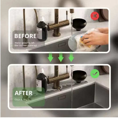 Diatomaceous Earth Sink Tray Instant Dry Kitchen Sink Caddy