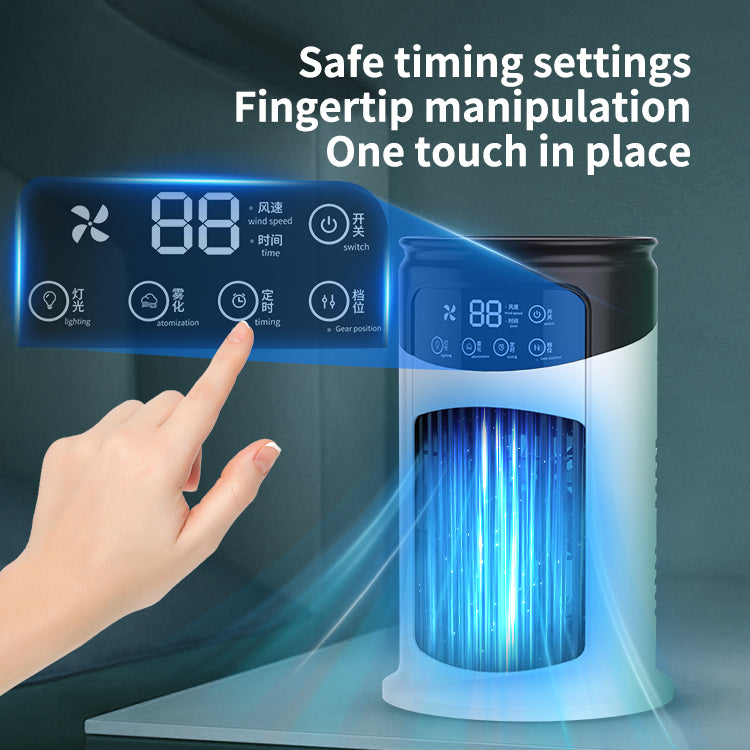 Desktop Air Cooler Portable Mini Cooling Fan USB Powered