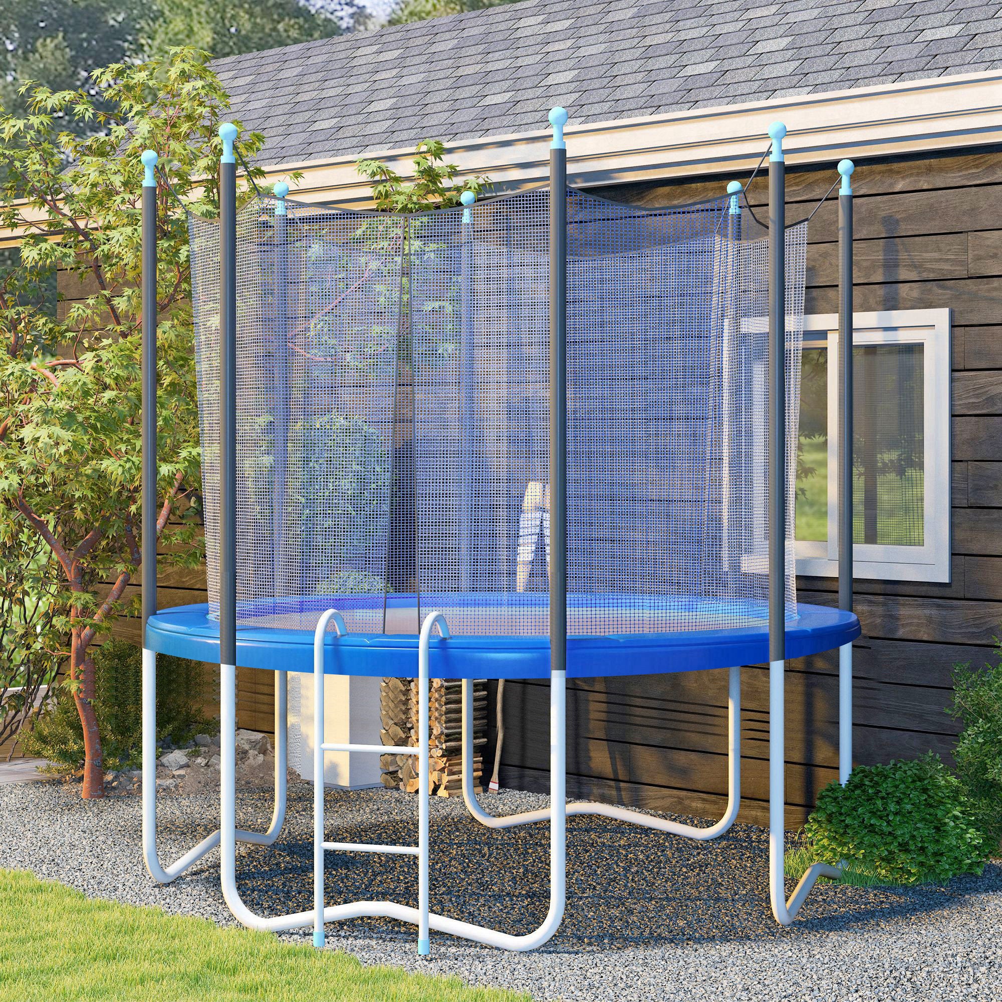 All-Weather 12FT Blue Trampoline Spring Cover Safety Pad Replacement