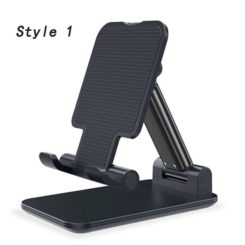 Metal Phone Tablet Stand Foldable Adjustable Desktop Holder