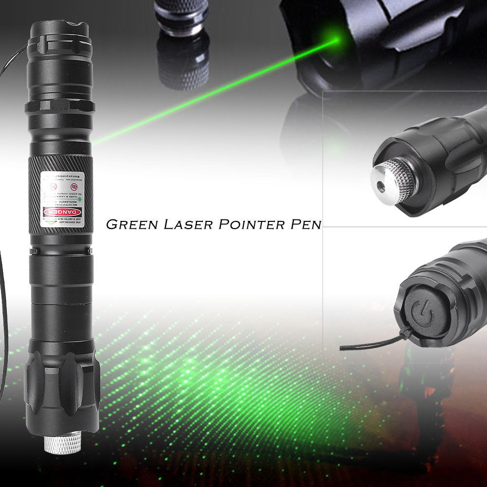 Ultra Bright Green Laser Pointer USB Rechargeable Pen Beam