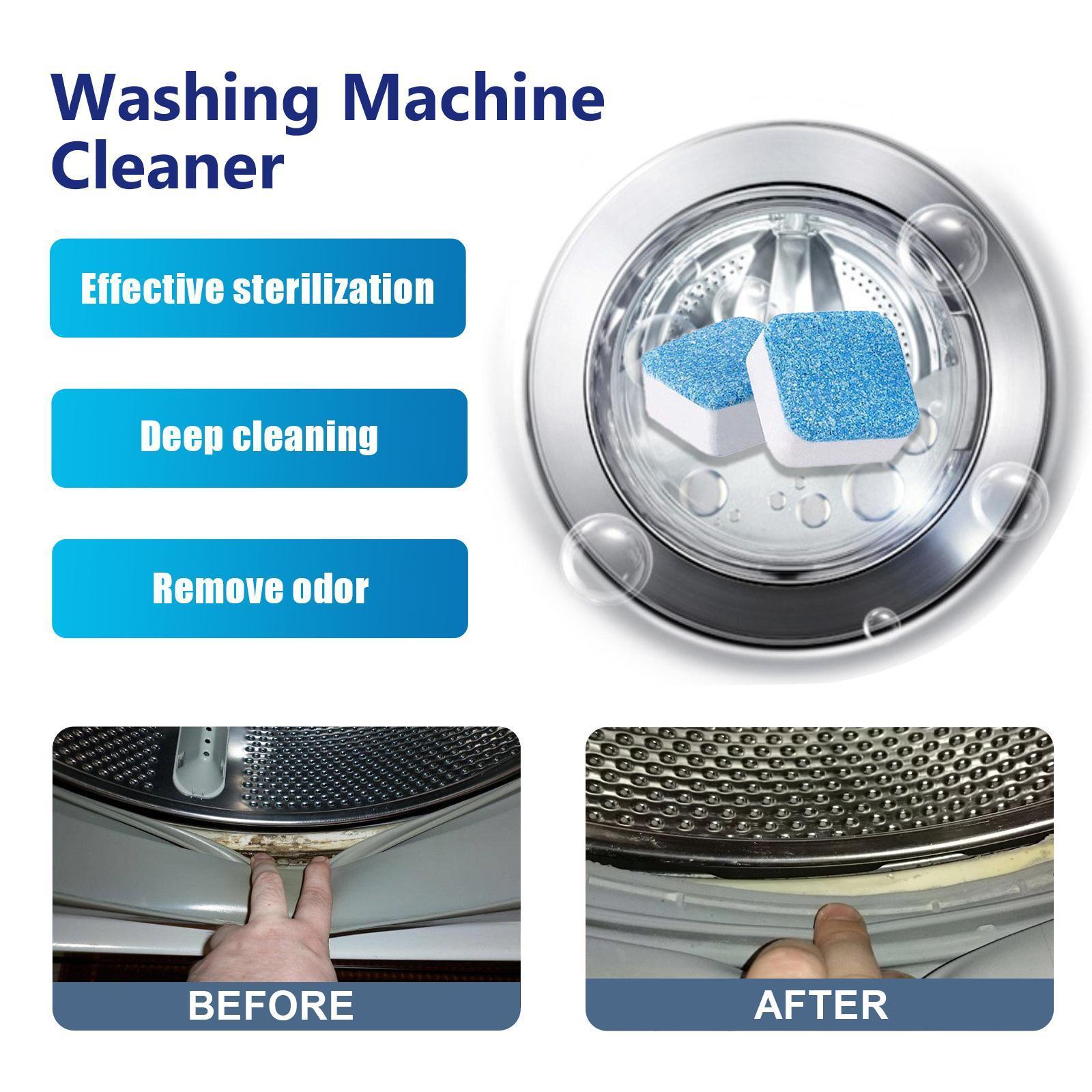 Washing Machine Cleaning Sheets Drum Cleaner Odor Remover