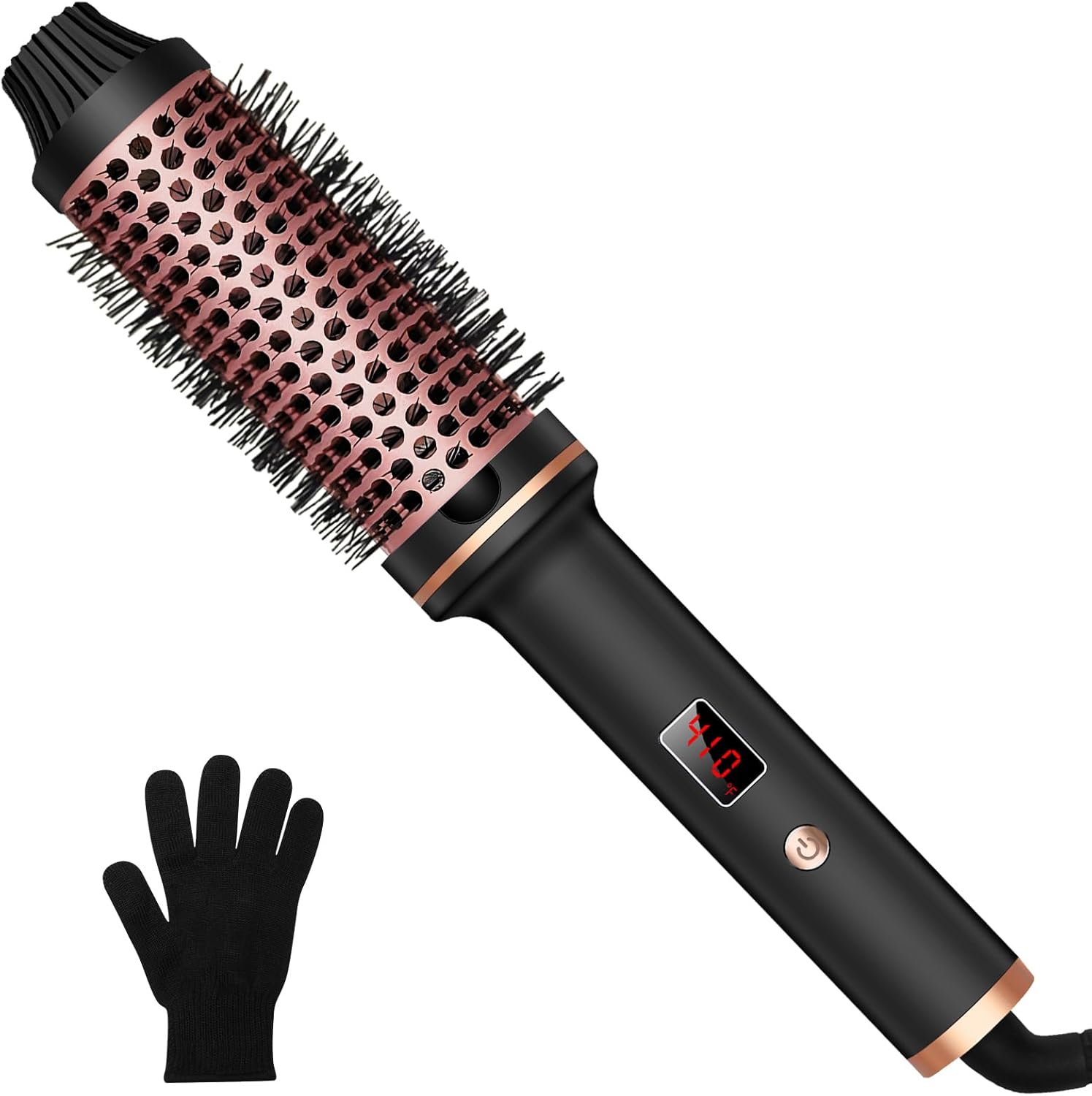 Professional Thermal Brush Curling Iron for Volume & Smooth Hair