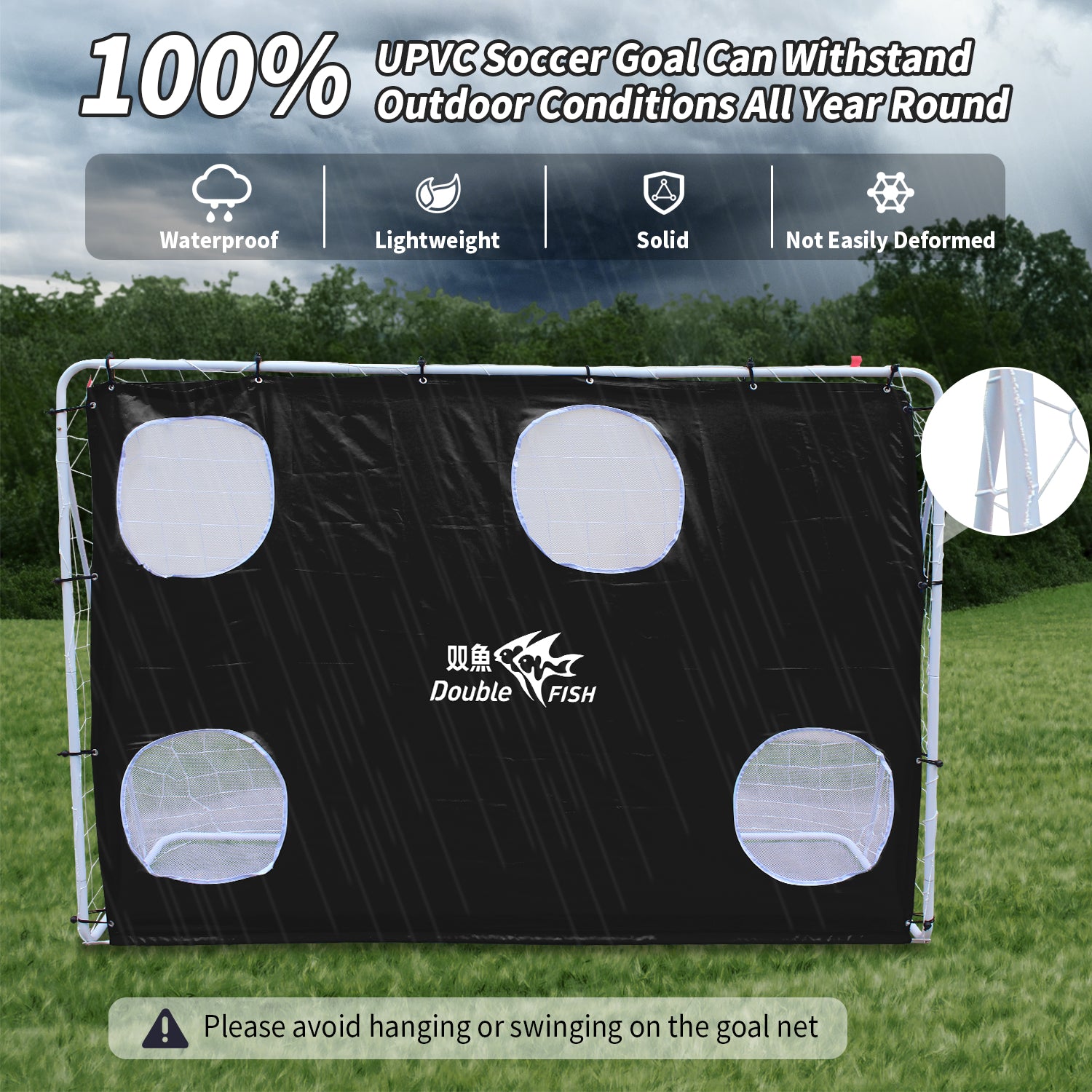 7.5ft x 5ft Professional Soccer Goal Net Heavy Duty