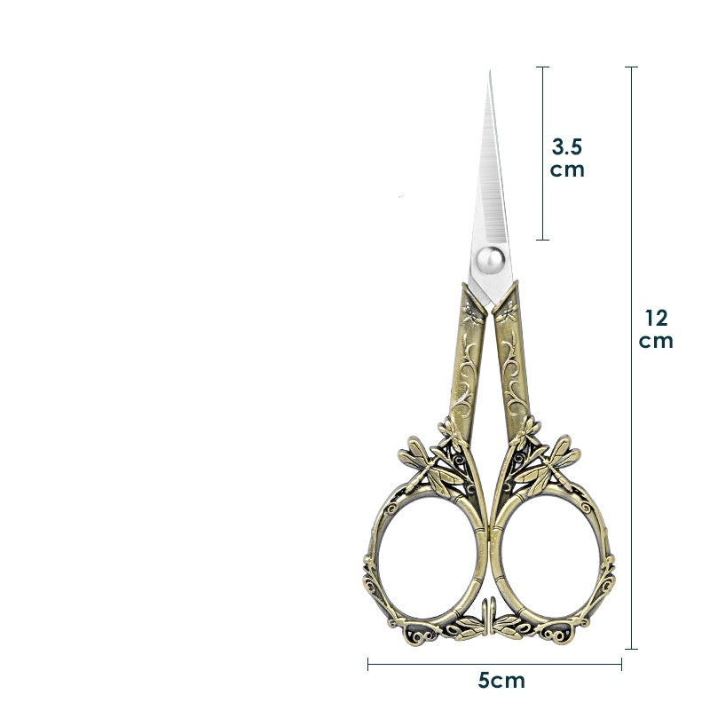 Vintage Dragonfly Mini Scissors for Home and Crafts